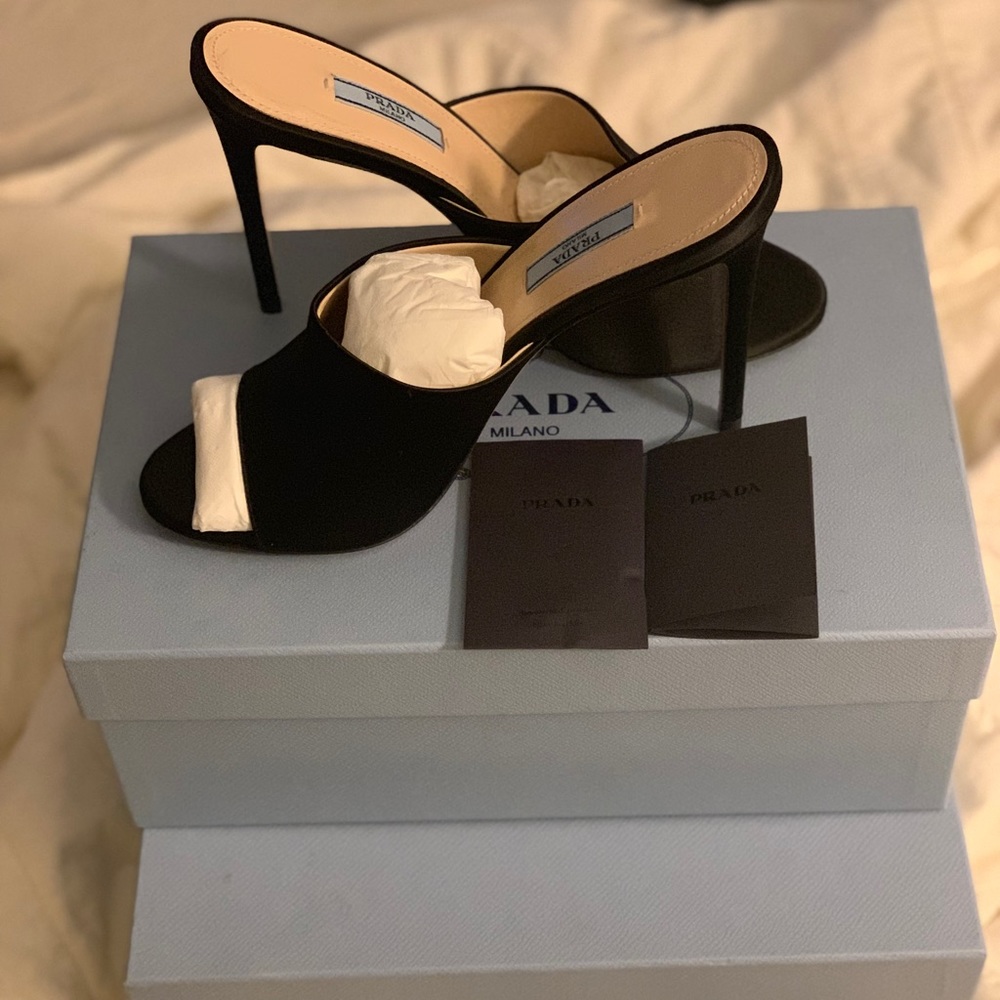 Satin Prada Mules - brand new never worn!!!!